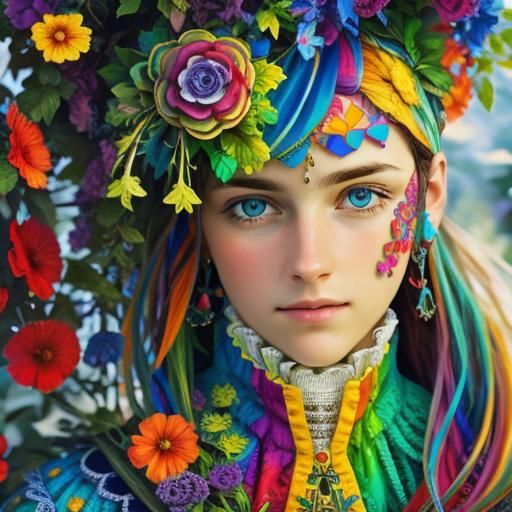 Colorful Julia Mandelbrot Fractal Vectors