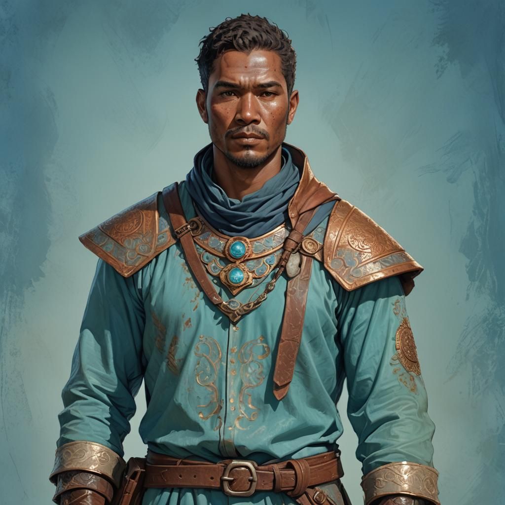 Detailed Portrait with Dynamic Lighting, Trending Art