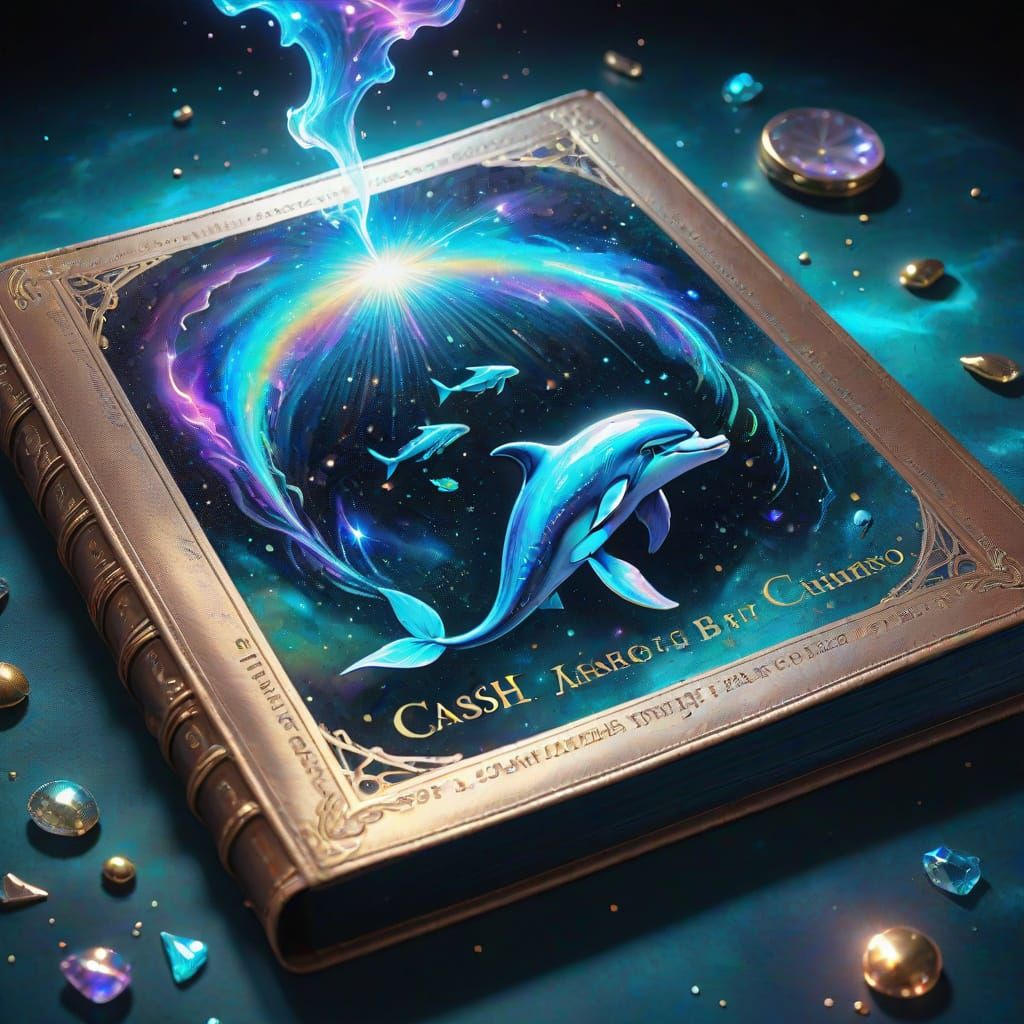 Astral Cosmic Dolphin in Holographic Glory