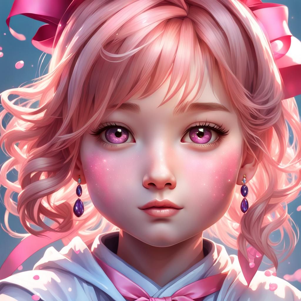 Cute and sweet  little girl