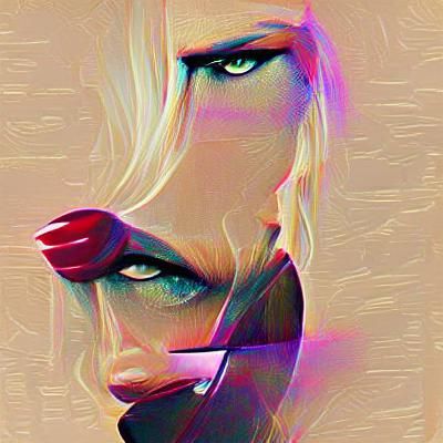 Enigmatic Femme Fatale Portrait