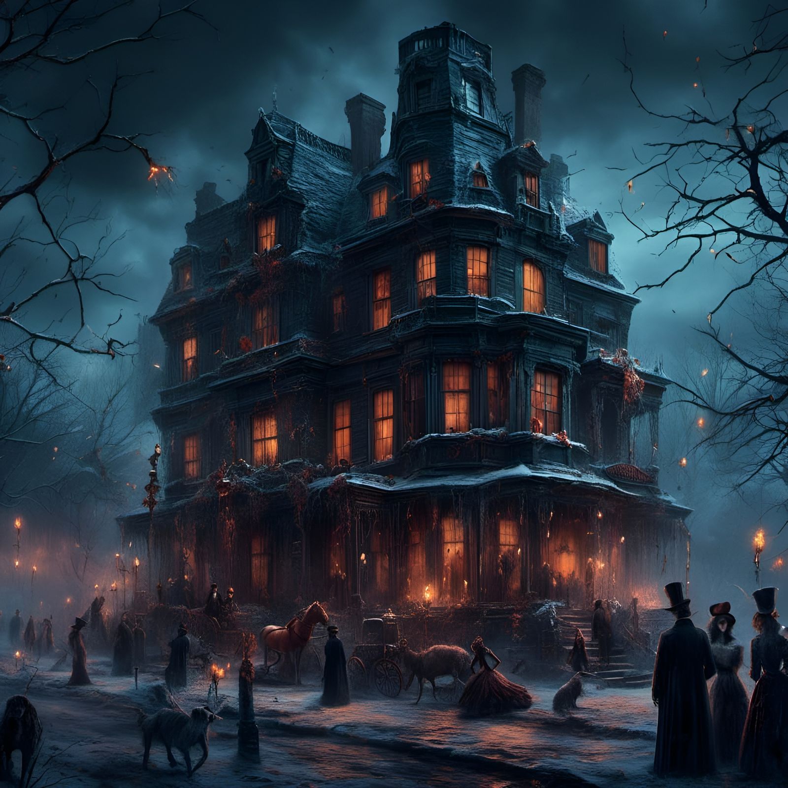 The Powerless New Year's Eve Mansion Party