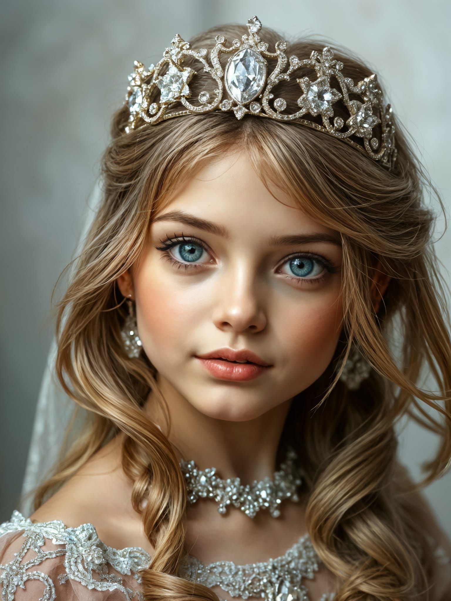 Ethereal Princess Portrait in Ultra Realistic Style