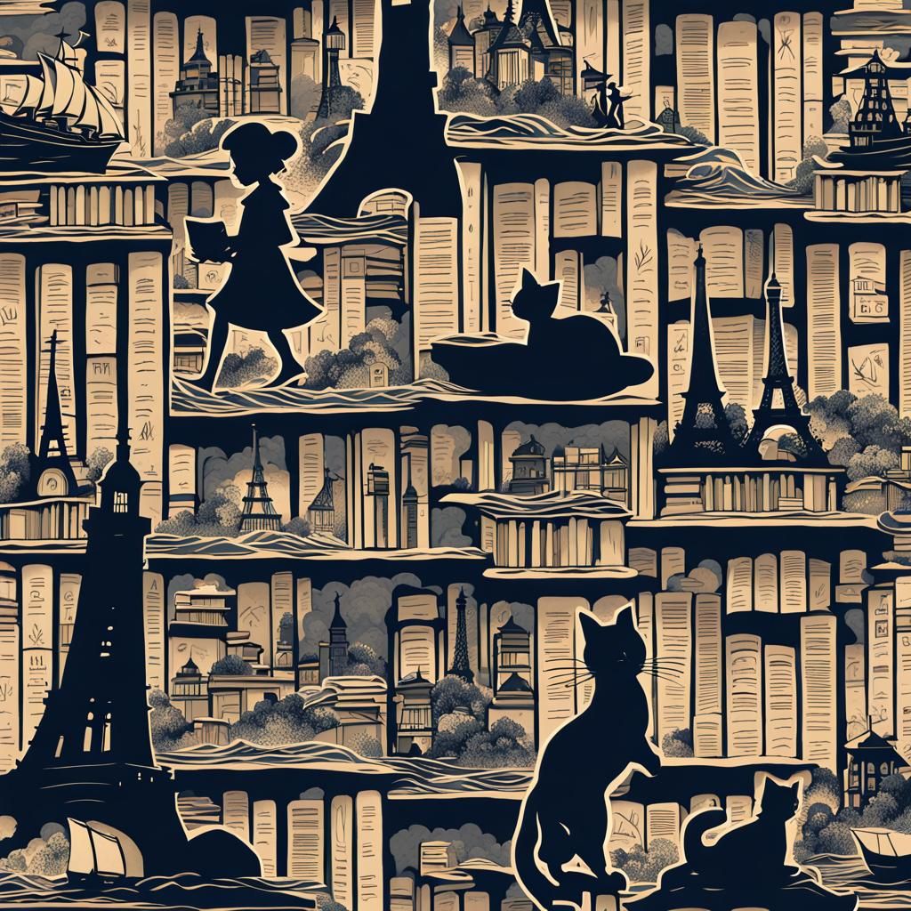 Paper Silhouettes: Girls' Adventures in Cozy Worlds