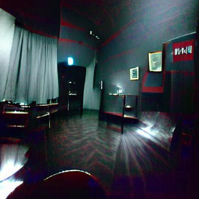 Minimalist Dark Room Interior