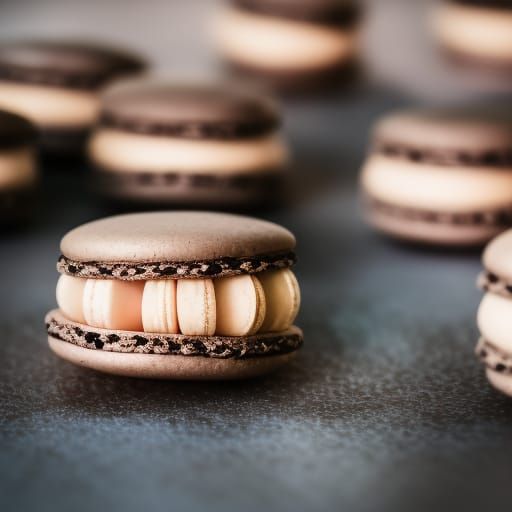 Delicious Macaroon in Sharp Focus