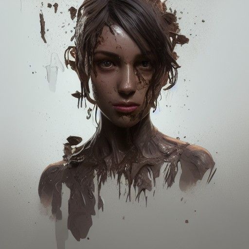 Detailed Portrait with Dynamic Lighting as Digital Art