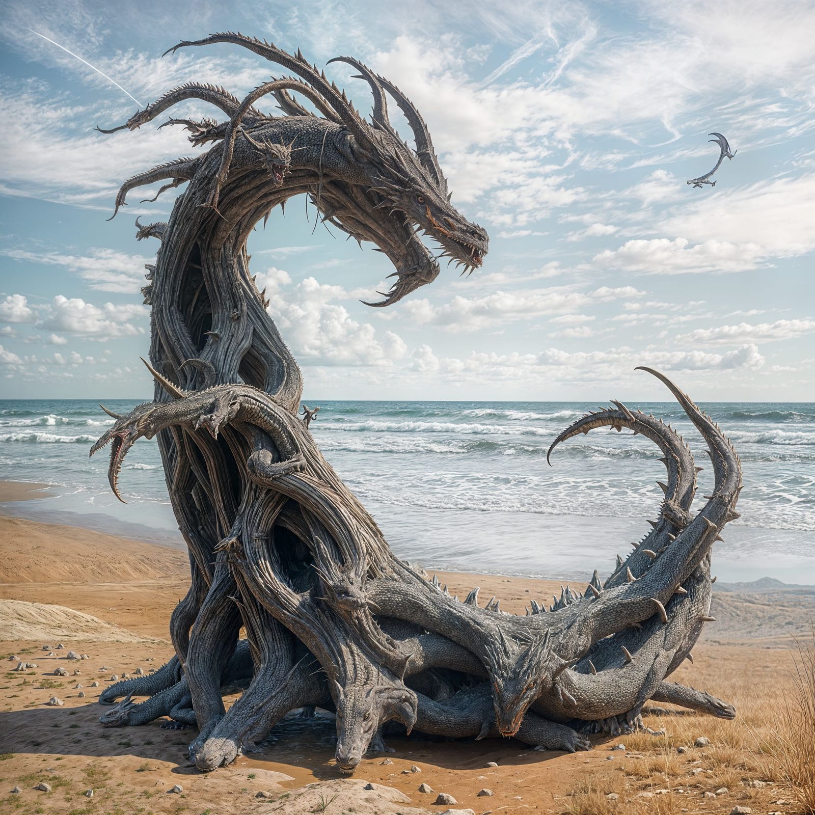 Mystical Landscape of Rocky Coastline
