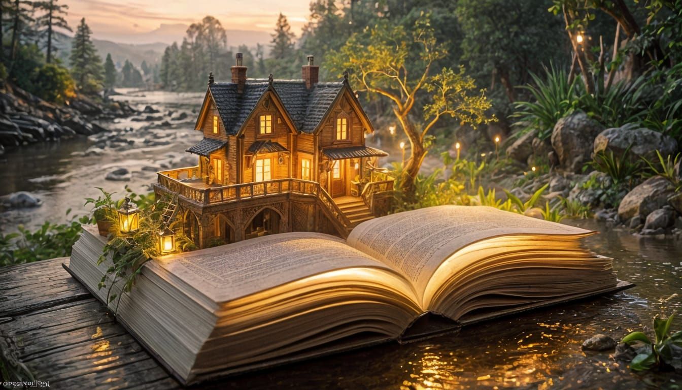 Miniature World Hidden in an Ancient Book