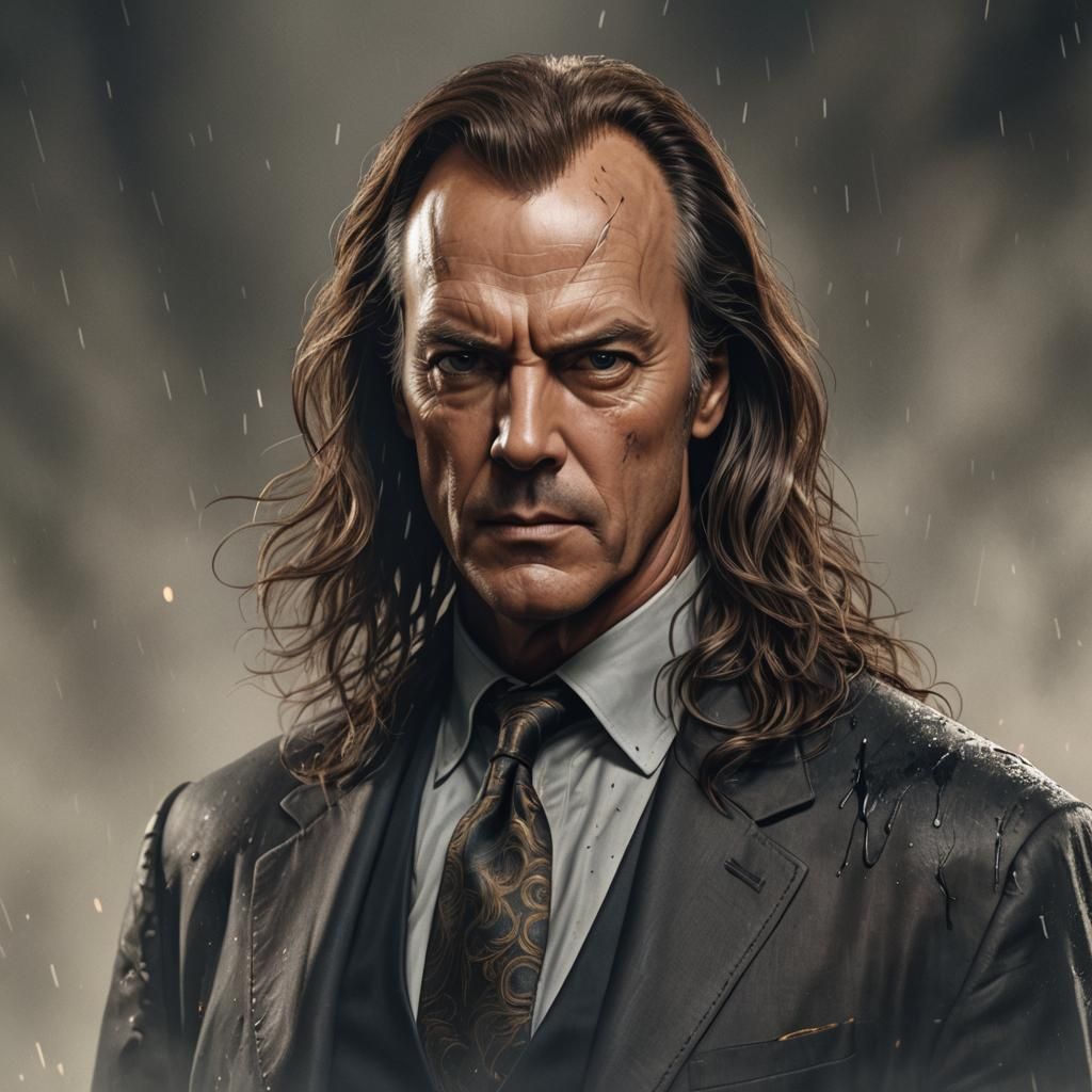 Michael Keaton as Unmasked Bruce Wayne