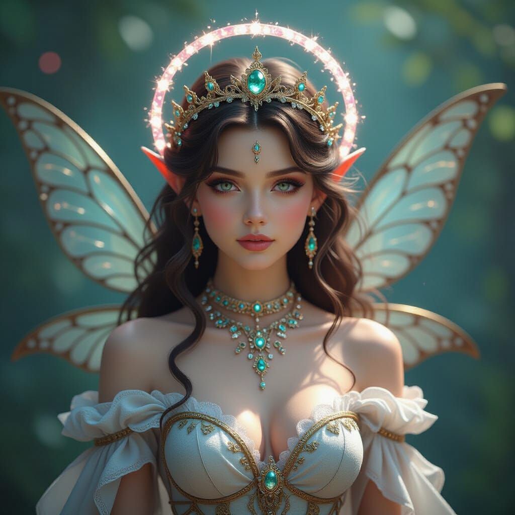 Saturn Fairy Celestial Crown Fantasy Concept Art