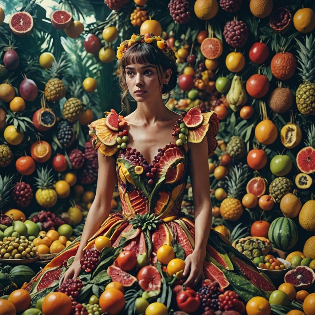 Edible Fruit Dress: A Cinematic Food Masterpiece