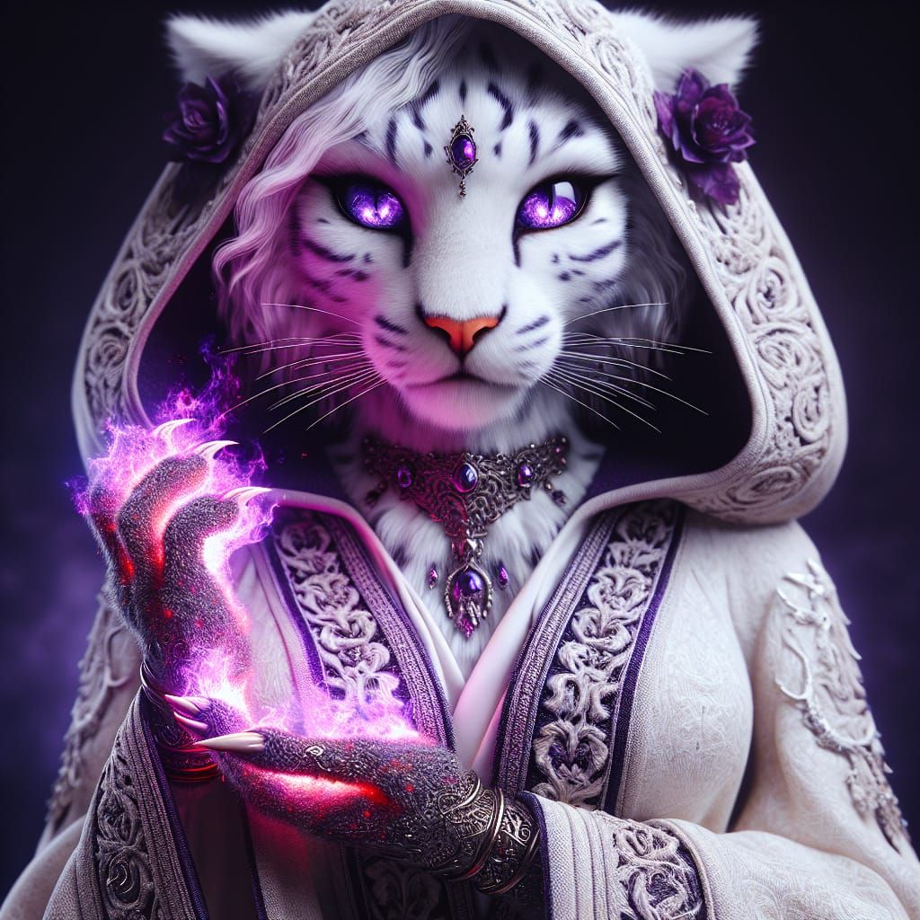 Tahini -- younger sister to Zuri, Tabaxi Warlock