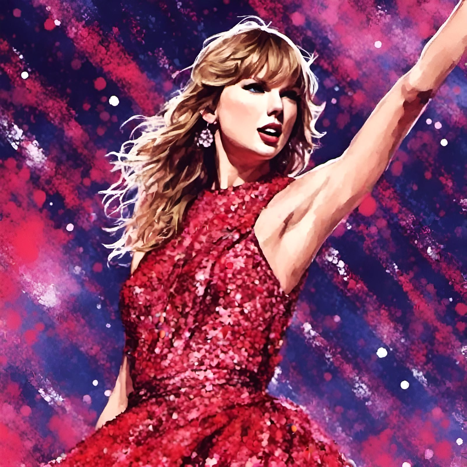 Rock Star Portrait in Anime Style