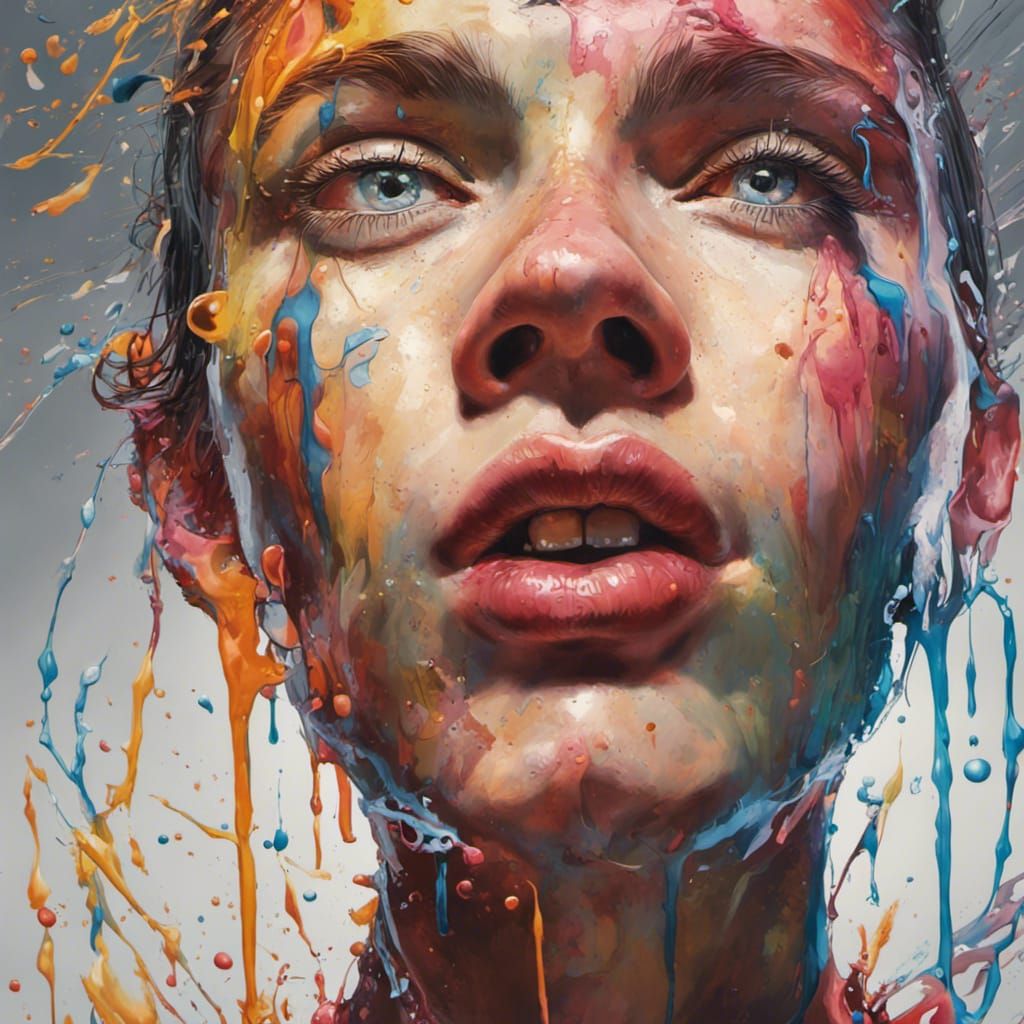 Hyperrealistic Portrait with Dramatic Lighting