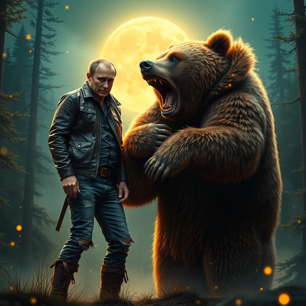 Mike Dirnt and Putin Tame a Majestic Bear in a Fantastical F...