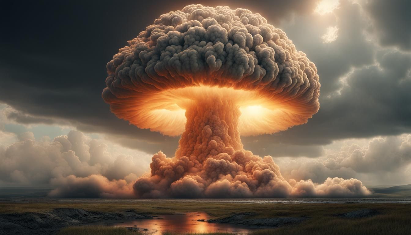 Epic Nuclear Explosion: Digital Matte Painting
