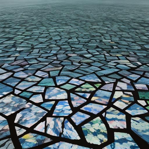 Colorful Abstract Art: Red, Black and White