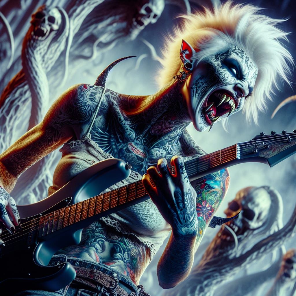 Female Punker Vampire