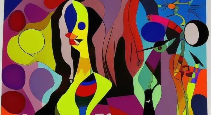 Silhouettes of Chickens I