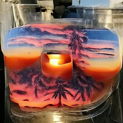 Candle in Sunset