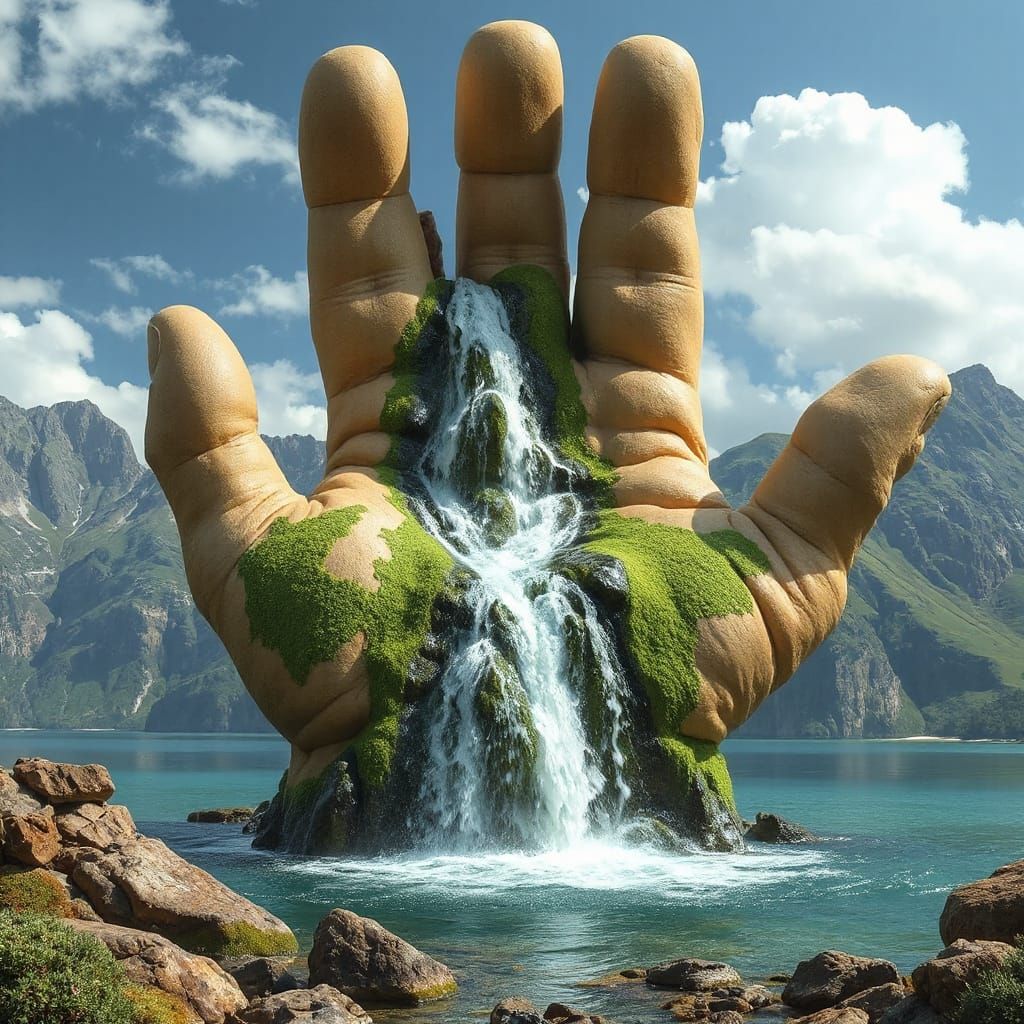 Ethereal Desert Oasis