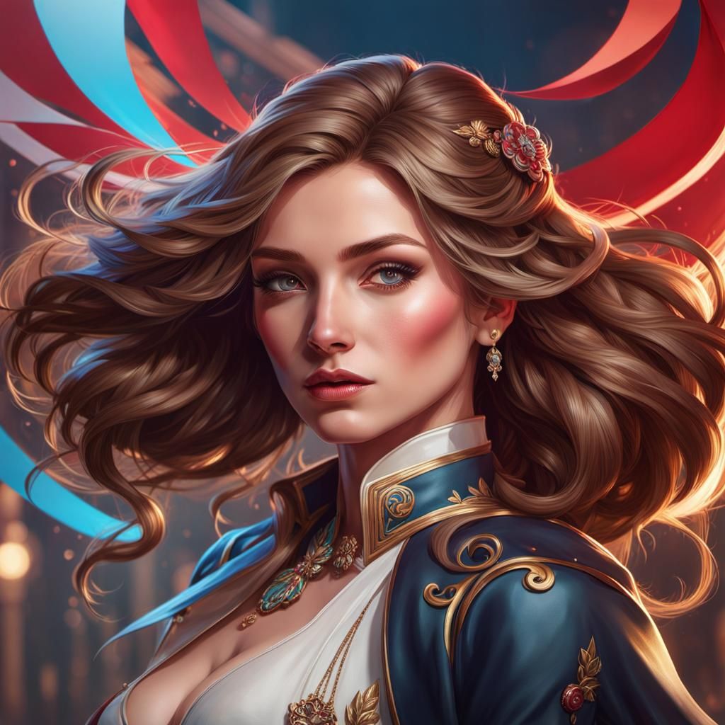 Detailed Portrait with Dynamic Lighting