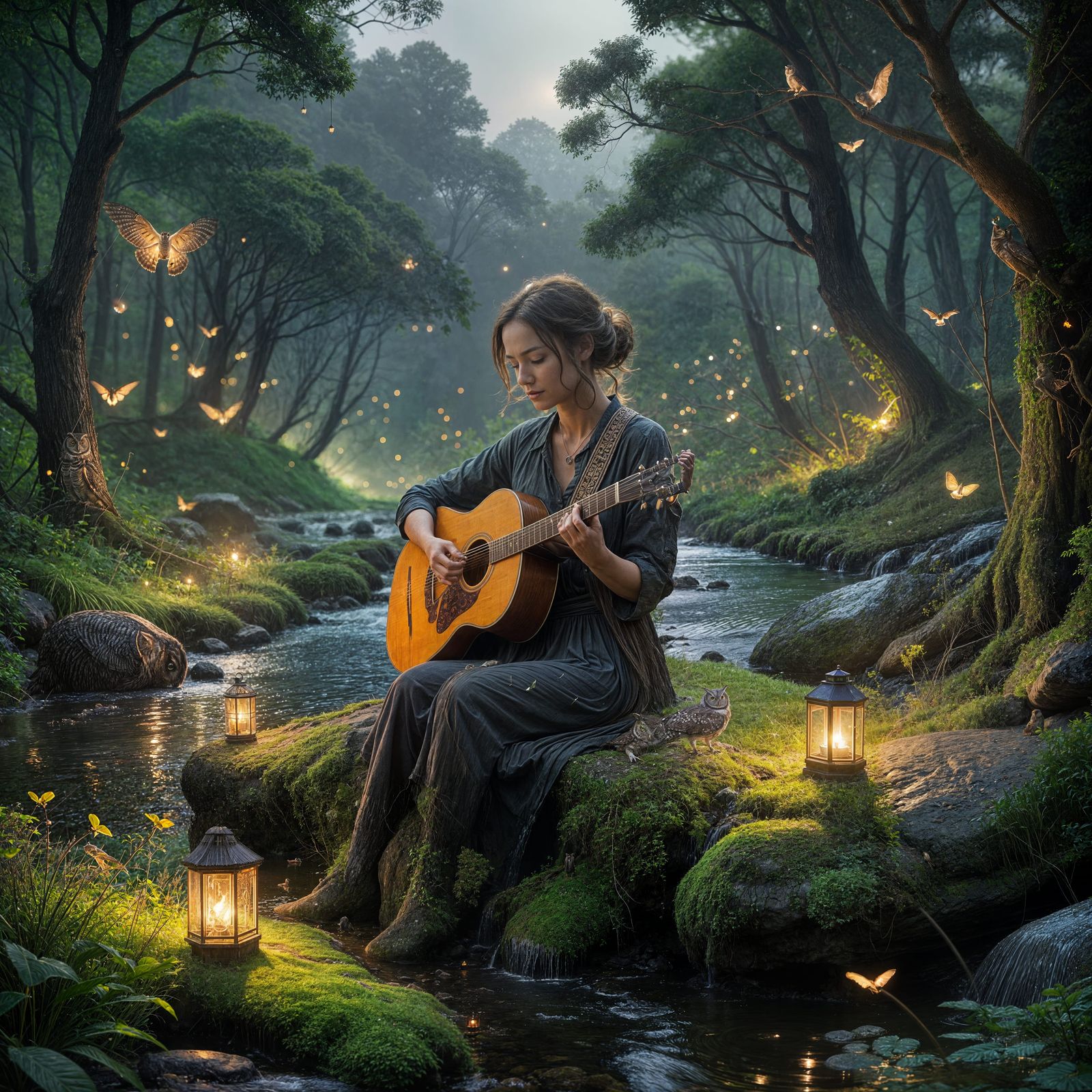 Epic Nature Symphony in Digital Matte Painting