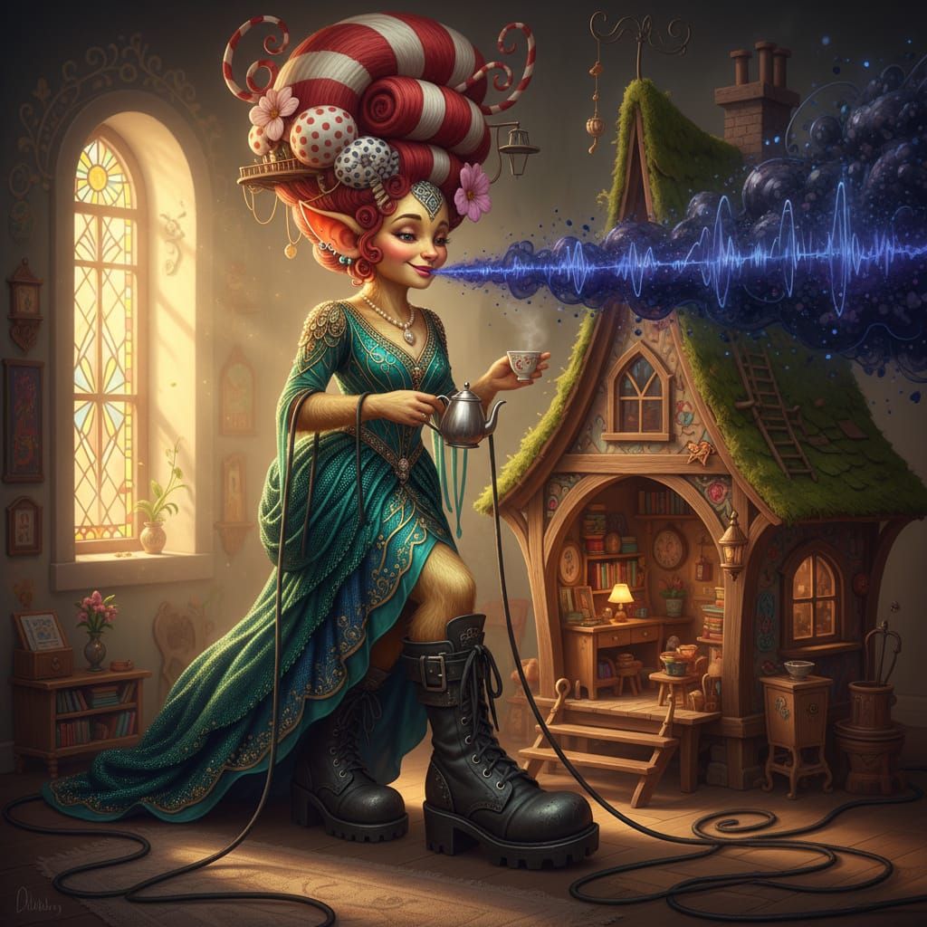 Dressed by Scott Fitzgerald Hair by Dr Seuss