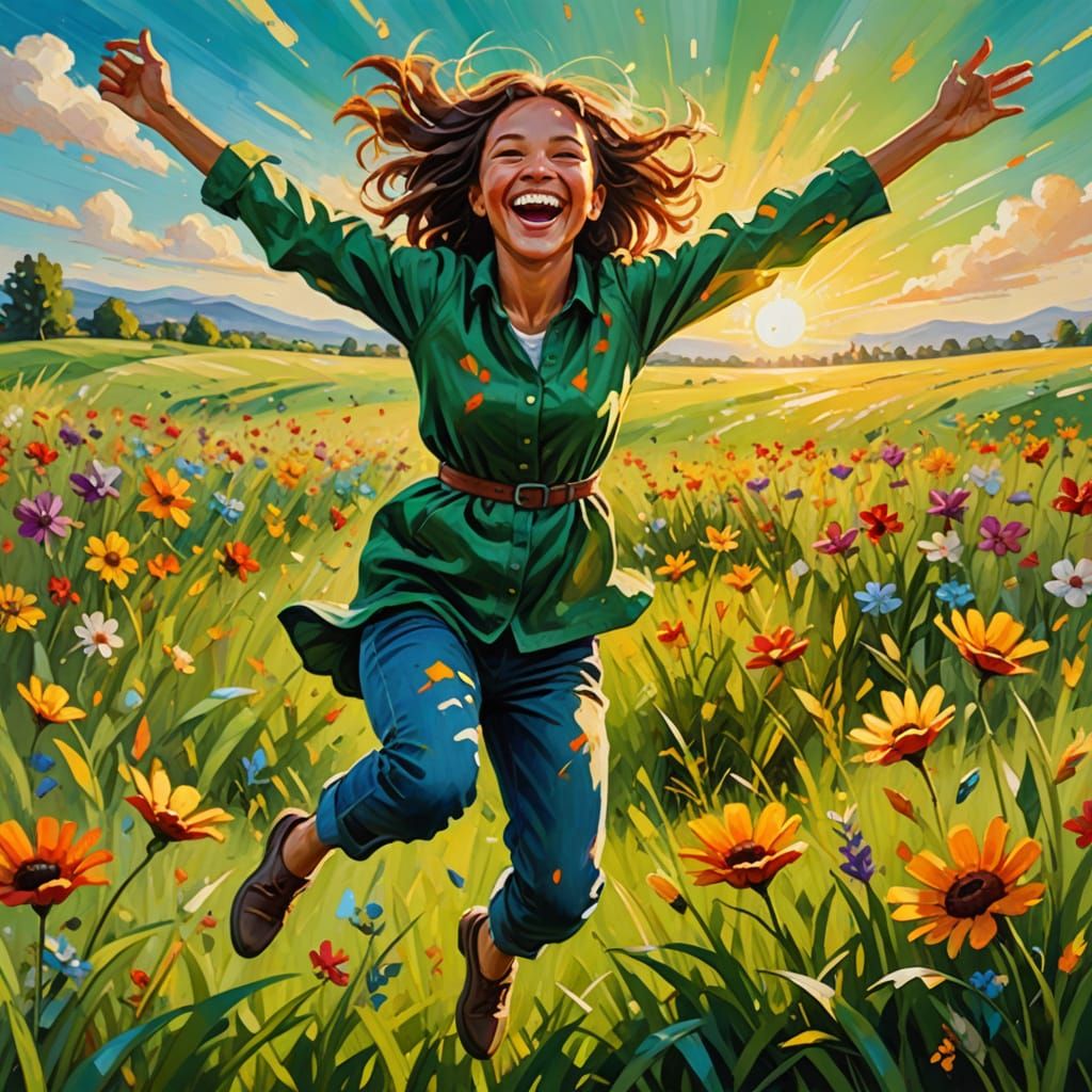 Alliteration jump for joy