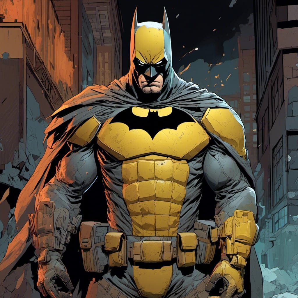 Hazmat Batman: Comic Book Superhero in Contagion Suit