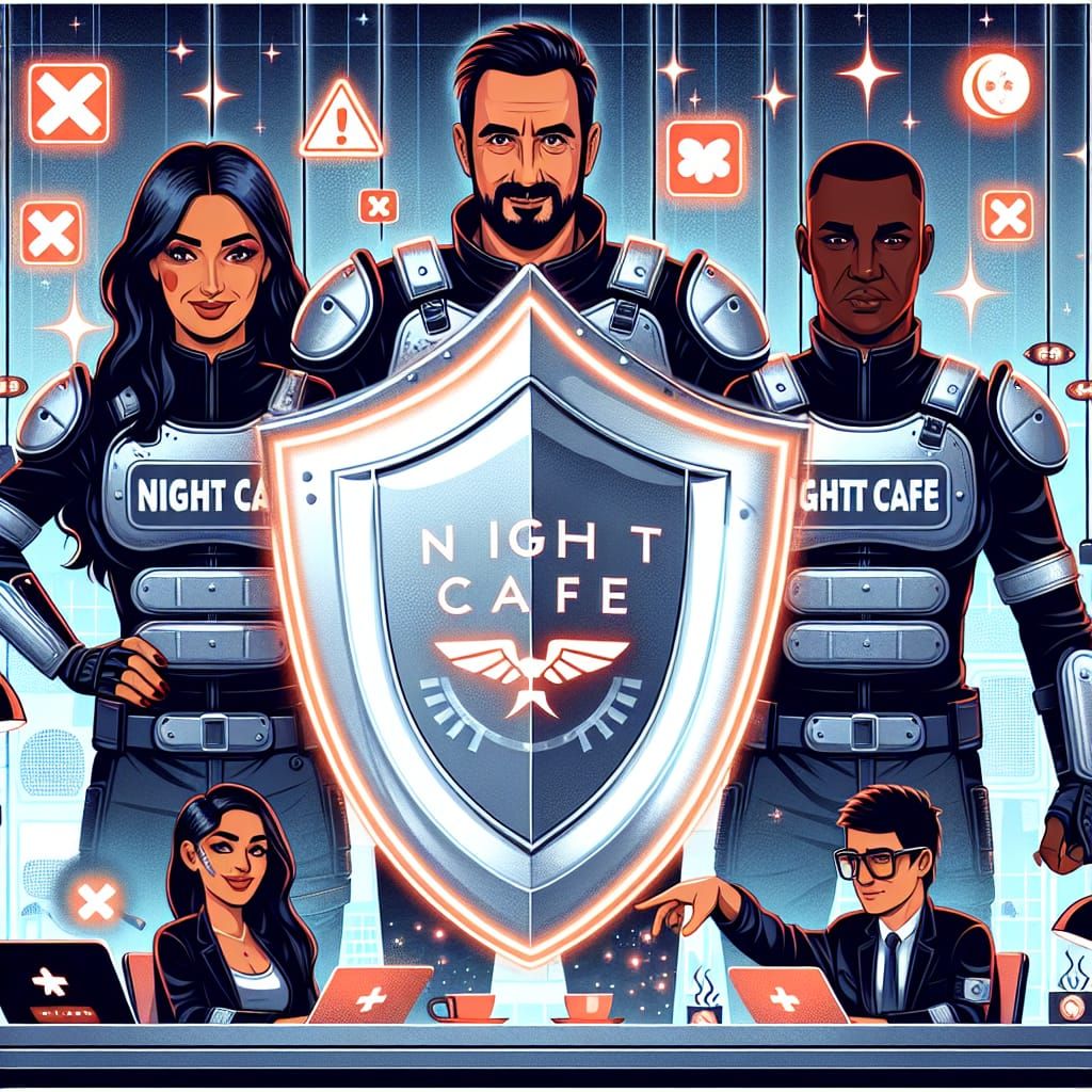 Those who keep us safe in NightCafe
