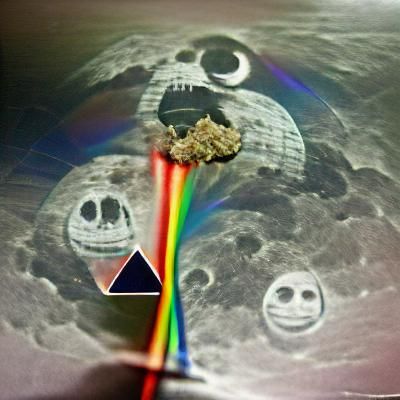 Surreal Dark Side Moon Nightmare