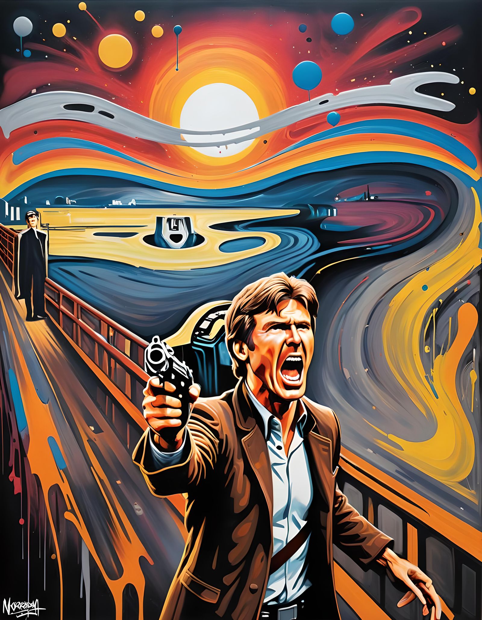 Screaming Solo: A Star Wars Twist on Edvard Munch's Iconic M...