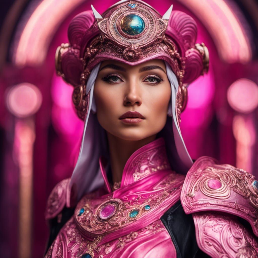 Knight of Andromeda in Ethereal Armor