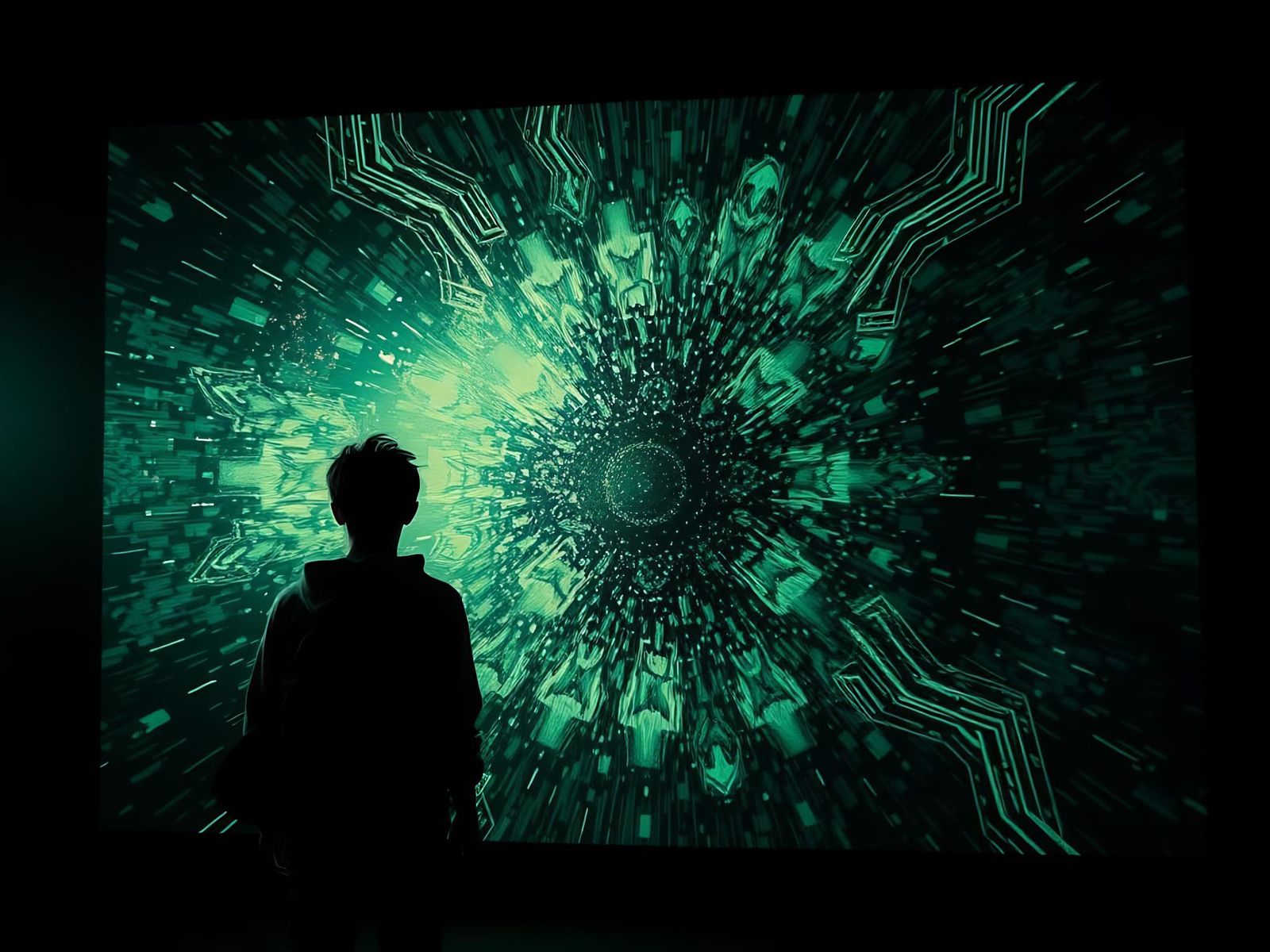 Surreal and Corrupted Visualization of Mental Destruction