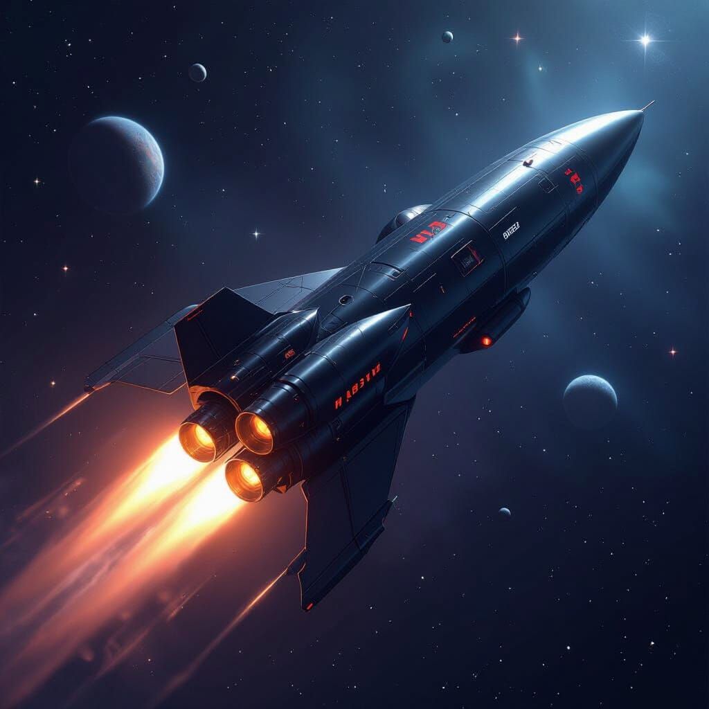 Robotic Rocket Soars Through Cosmos