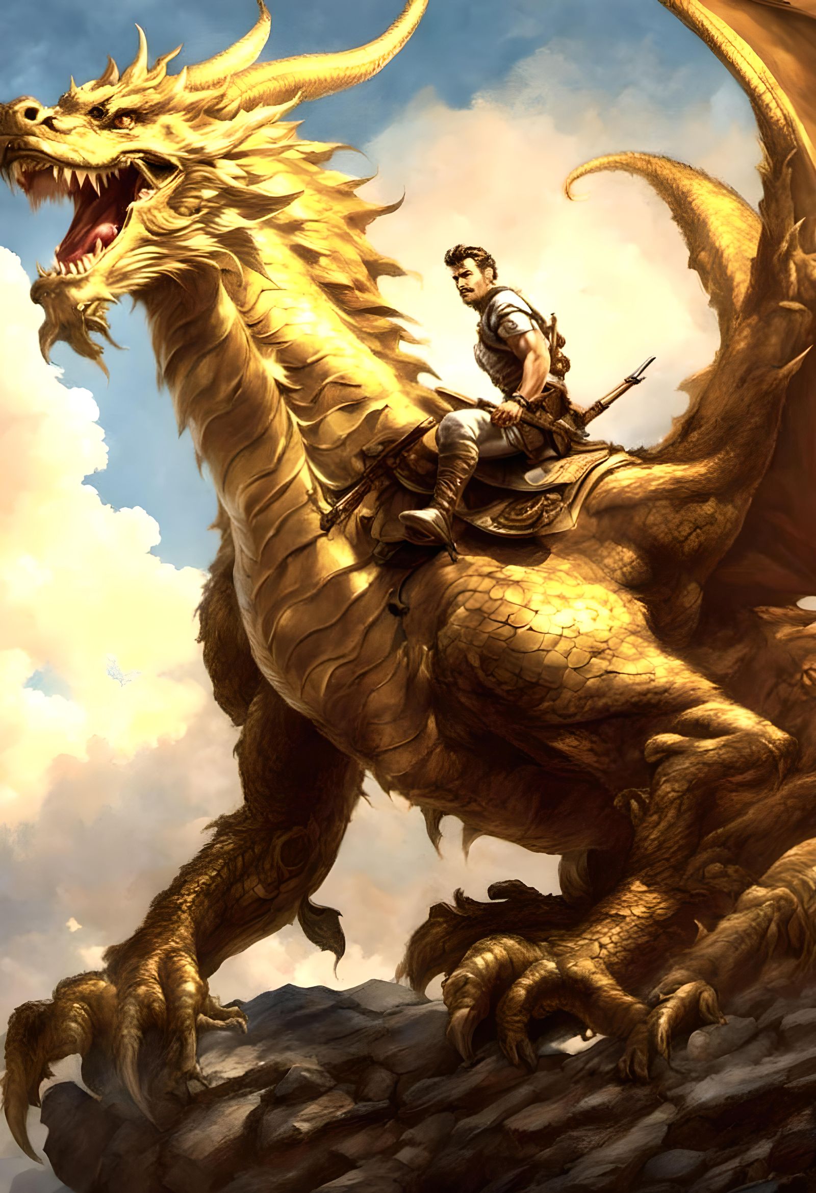 PAST AND FUTURE - THE DRAGON RIDER