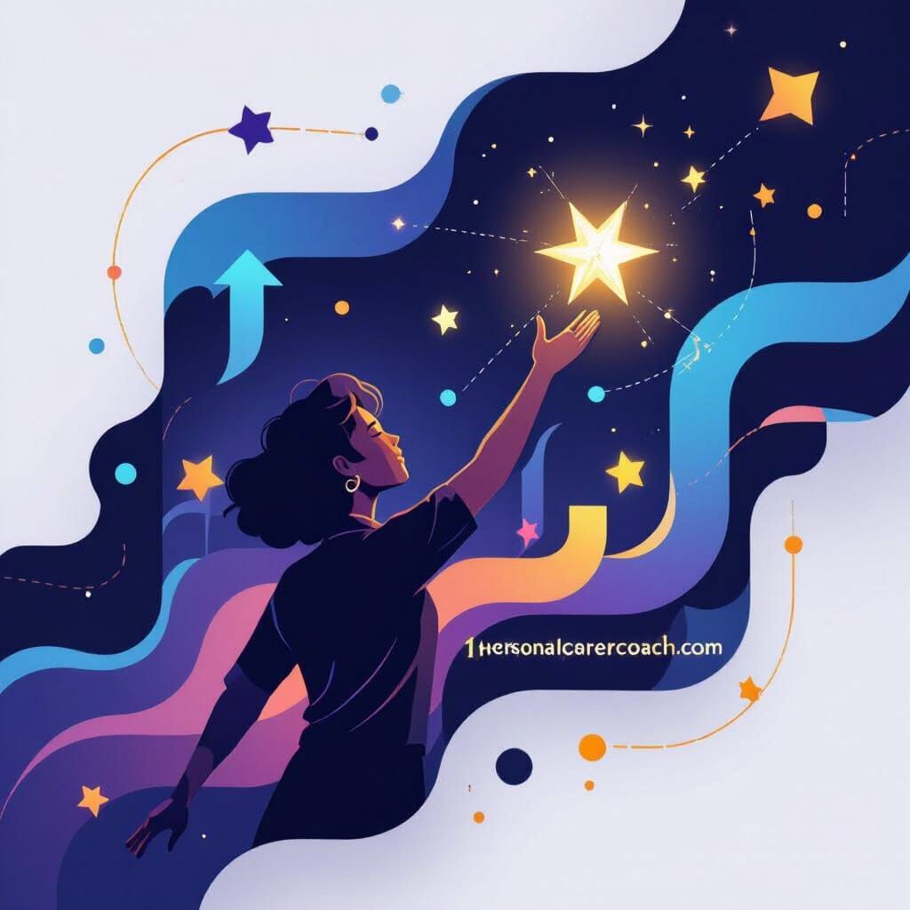 Digital Art of Career Ambition and Success