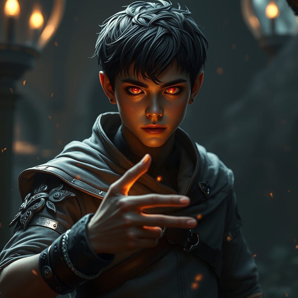 Mysterious God of Disease with Arachnid Traits, Exuding Dead...