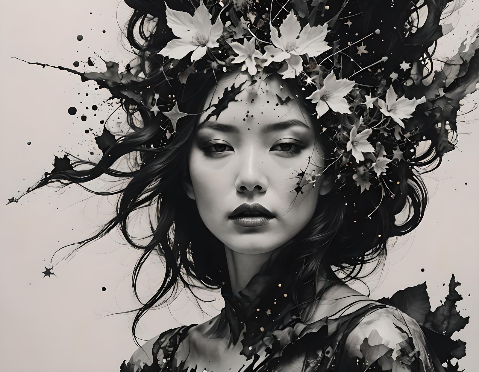 Stars Above a Miralles-Style Landscape