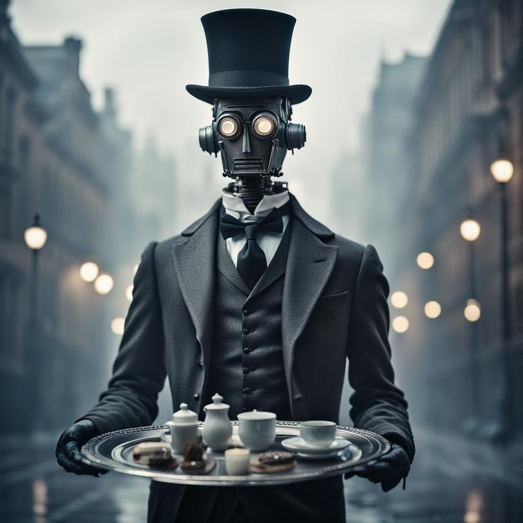 The Victorian Robot Butler, Mr. Clint