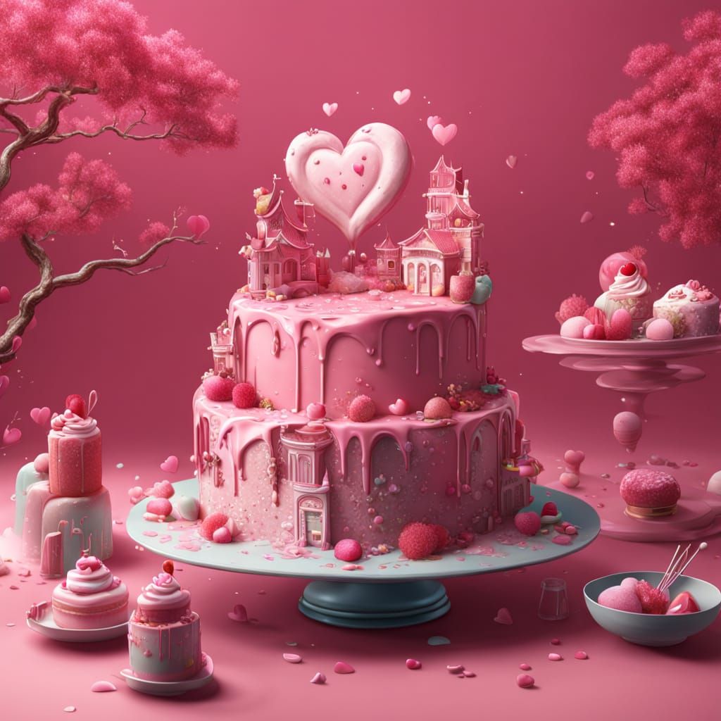 Heart Tteok and Mousse Cake: Korean Dessert Art