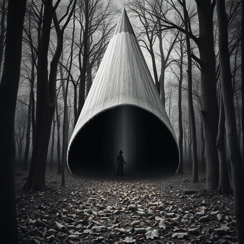 Hyperrealistic Oil Painting of Pencil Graphite Morphing Into...