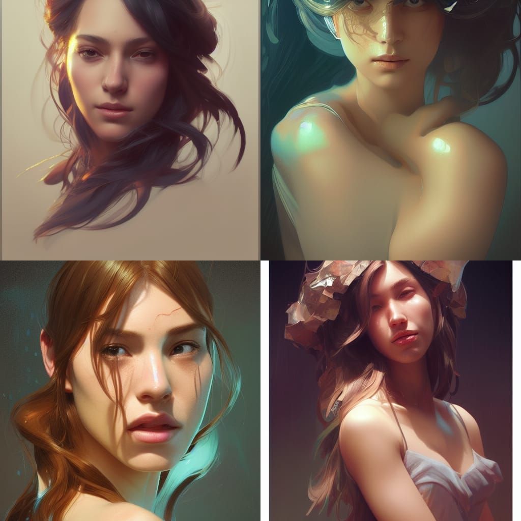 Hyperdetailed Portrait in Dynamic Lighting