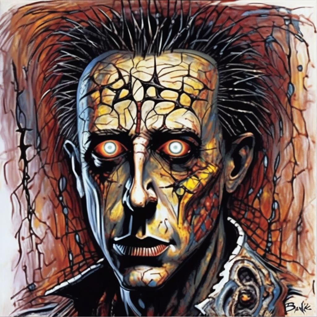 Dark Fantasy Art in a Macabre Style