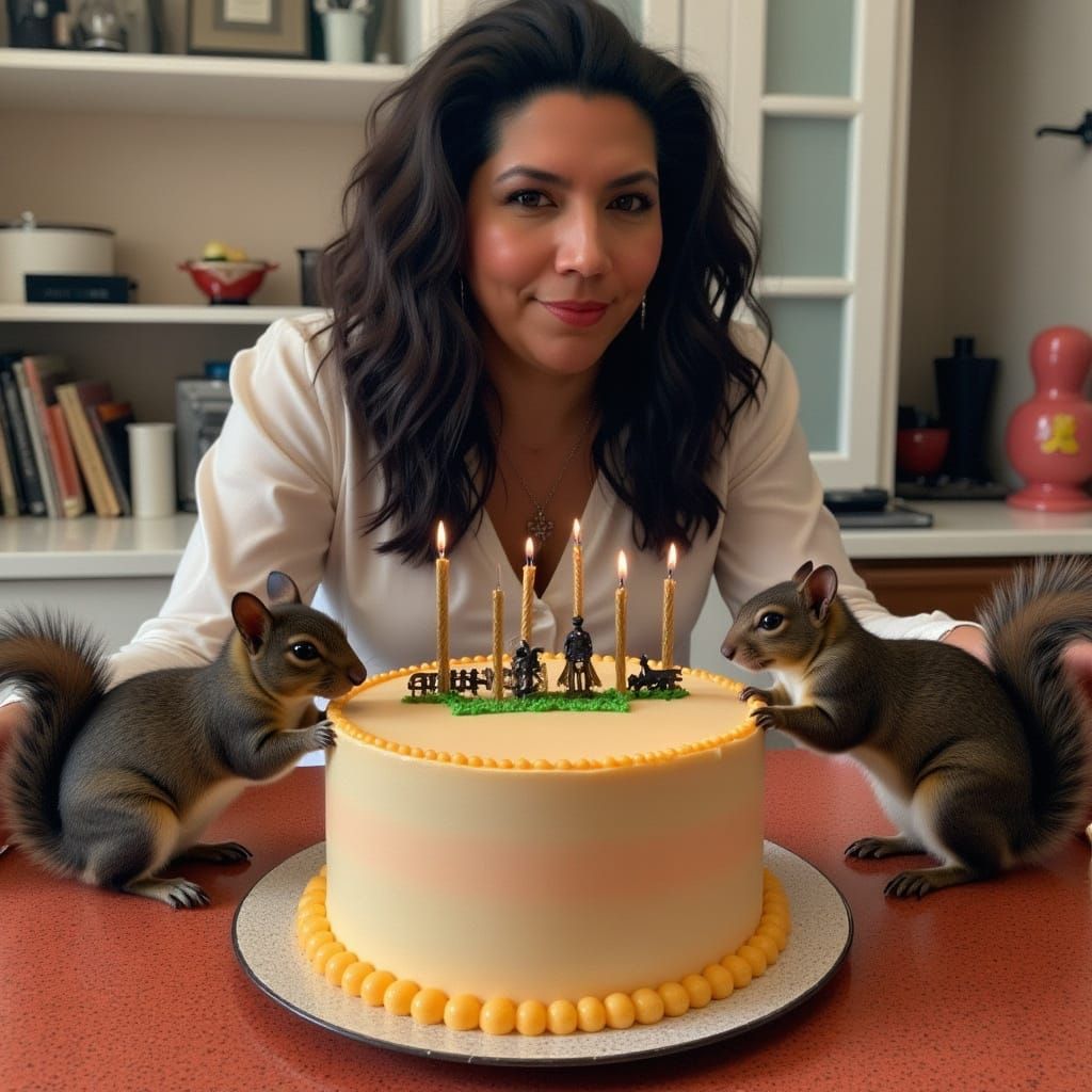 Birthday Celebration in Whimsical Style