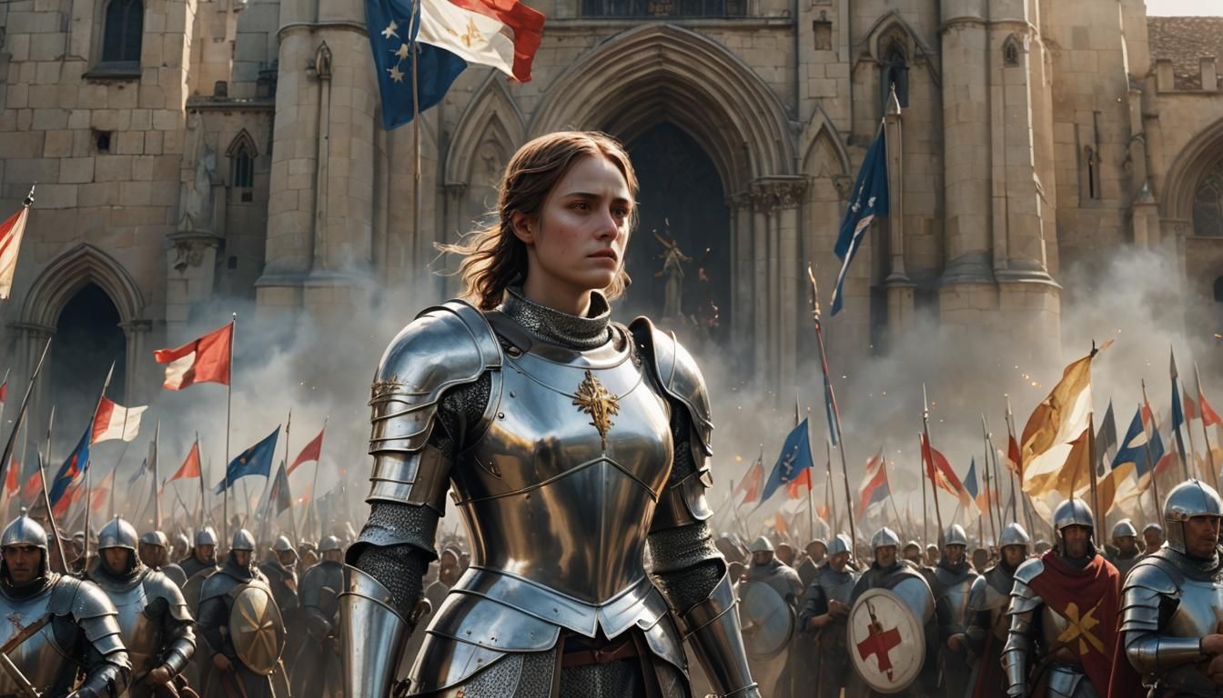 Joan of Arc: Warrior Saint in Silver Armor