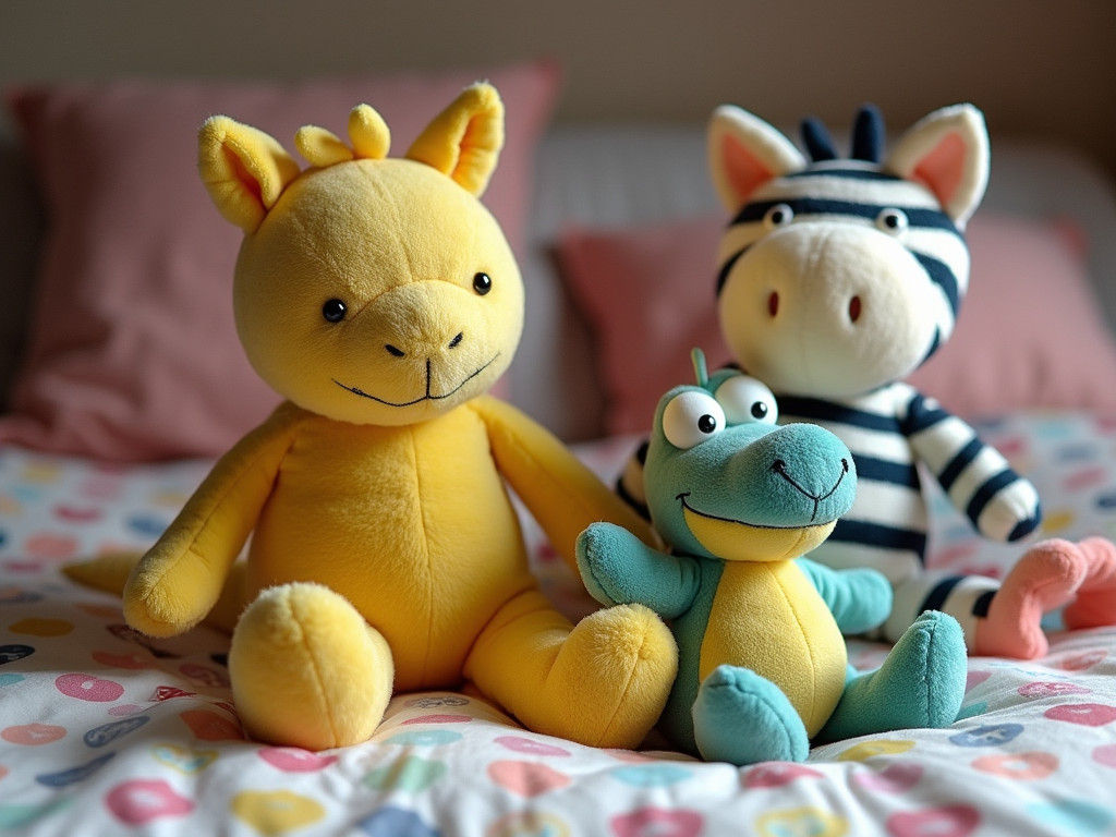 Whimsical Boogie Woogie Plushie Creatures