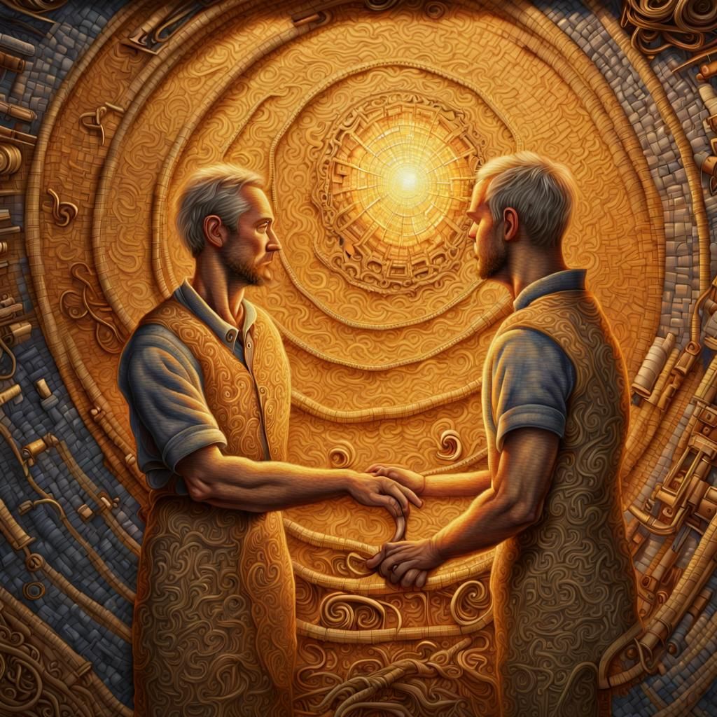 Humans and Machines in Harmony: Hyper-Realistic Tapestry